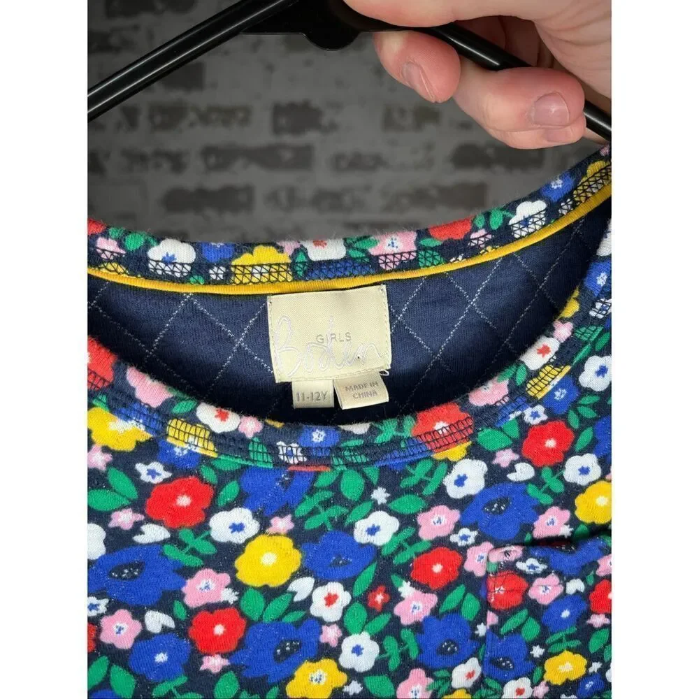Boden girls | little girls floral dress quilted